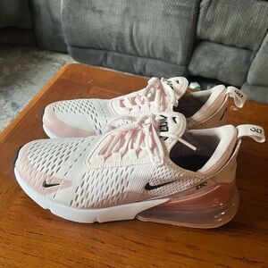 Pink & White Nike Air Max 270